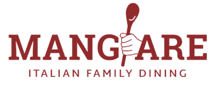 mangiare italian family dining logo red version